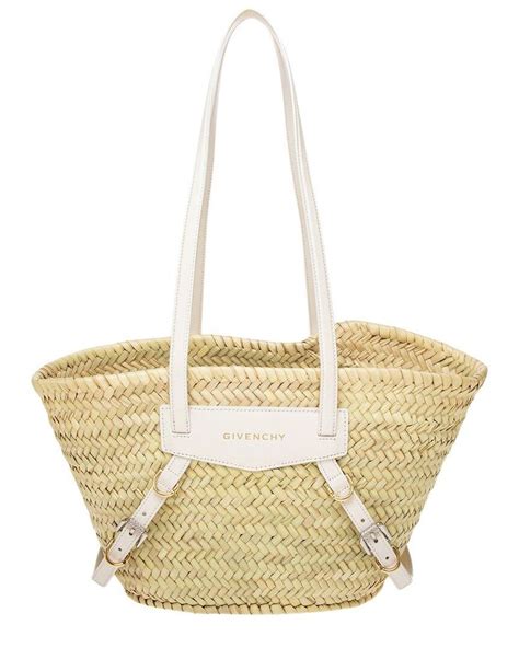 basket givenchy prix|Small Voyou basket bag in raffia .